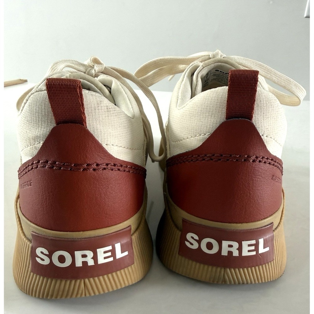 SOREL Women's Cream & Rust Red Platform Sneaker - Picture 5 of 10